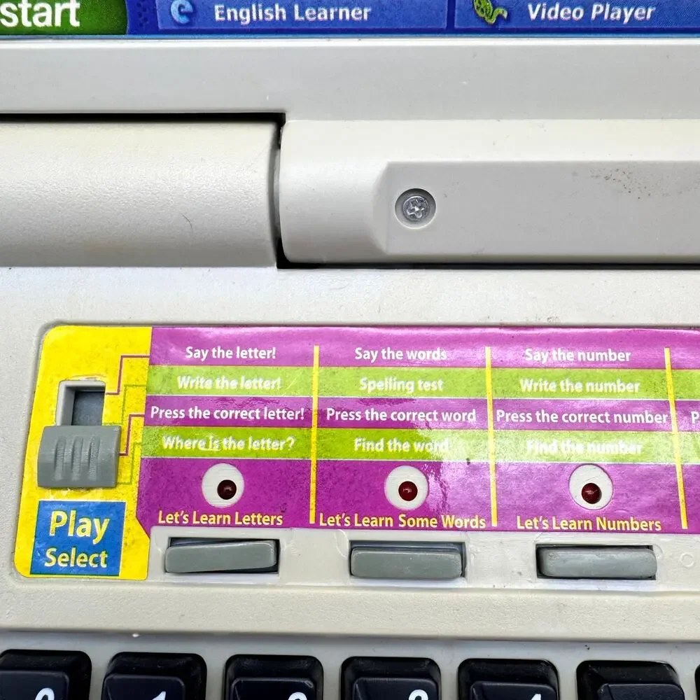 Vintage Giga Toy English Learner Laptop for Kids Tested Works
